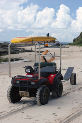 surf rescue atv